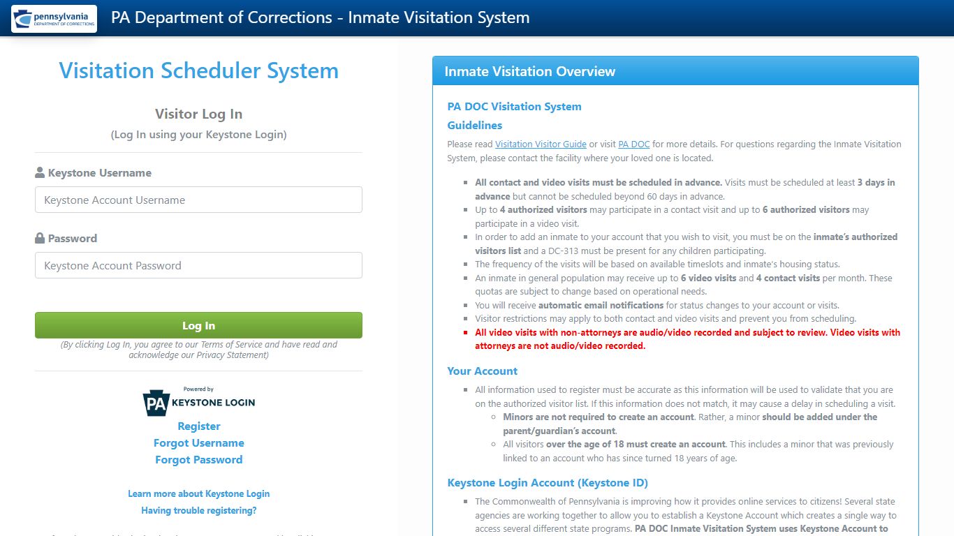 IVS Login - Keystone Integrated - IVS Portal